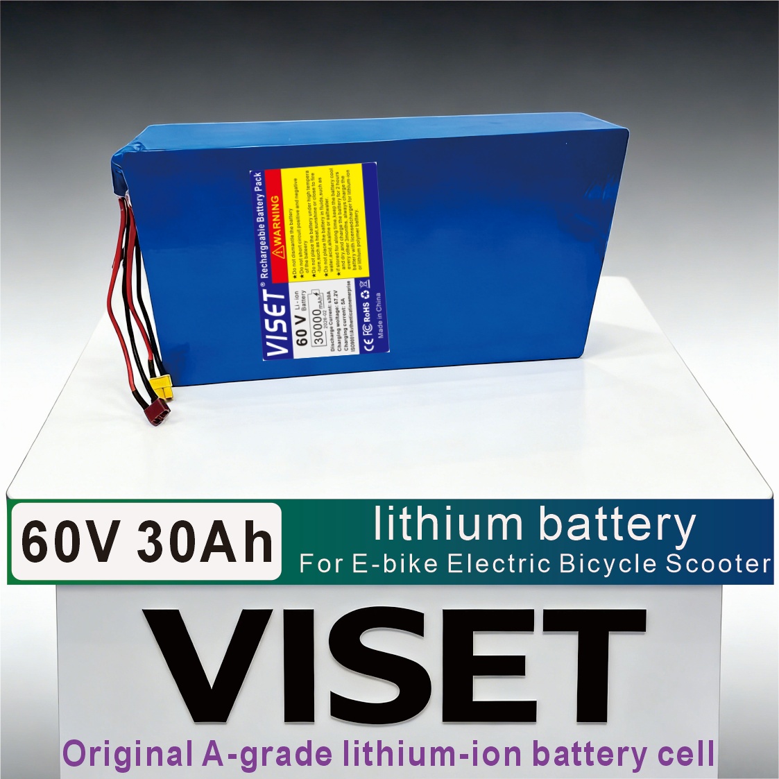 60V 30Ah Electric Scooter Battery - VISET 60V 30AH Bisiklet 18650 Motosiklet