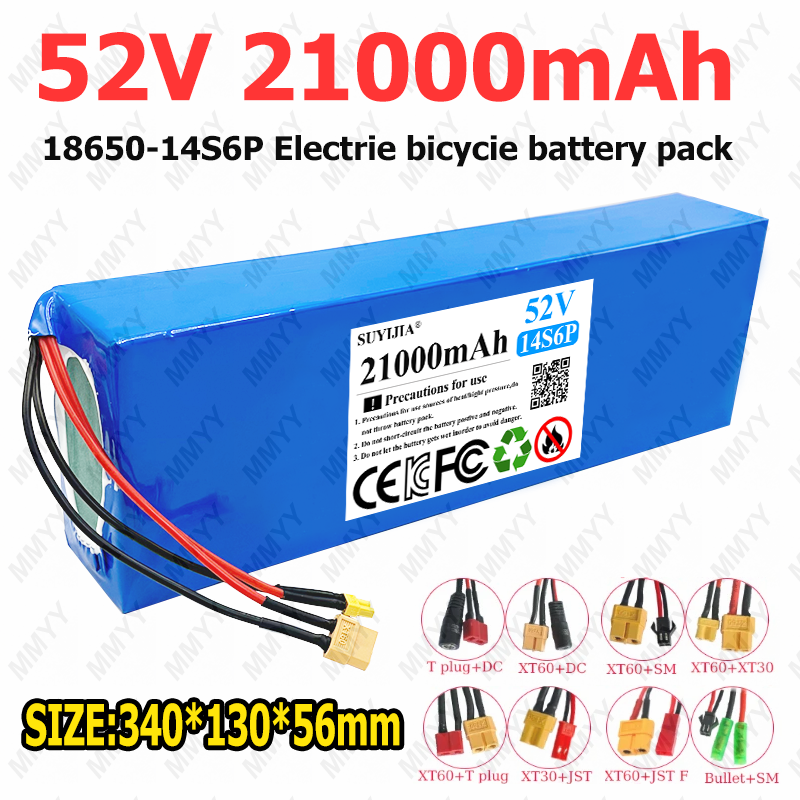 60V 30Ah Electric Scooter Battery - 52V 21Ah 14S6P Lityum Pil Paketi