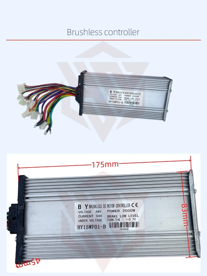 3000W 60V/72V Yüksek Güçlü Ele - Electric Motorcycle Conversion Kit 72V incelemesi ve fiyatı