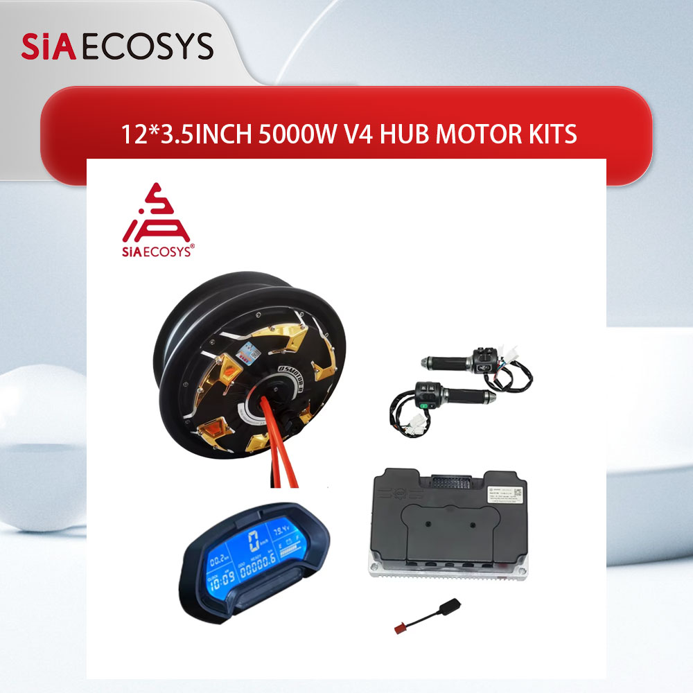 QS Motor 12*3.5 inç 5000W V4 7 - Electric Motorcycle Conversion Kit 72V incelemesi ve fiyatı