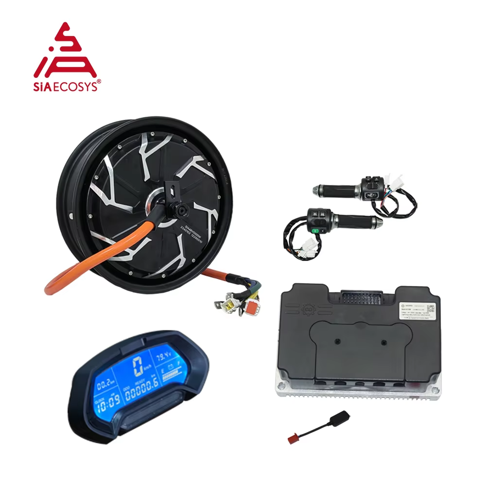 QS Motor 12*3.5 inç 5000W V4 7 - Electric Motorcycle Conversion Kit 72V incelemesi ve fiyatı